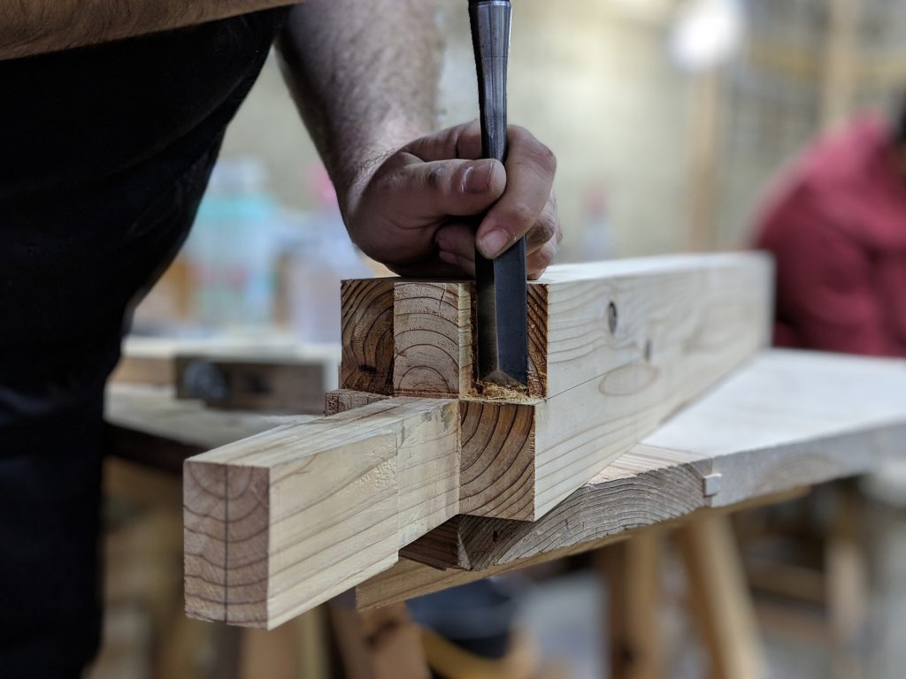 2023 one month Japanese woodworking classes in Kyoto – 翠紅舎