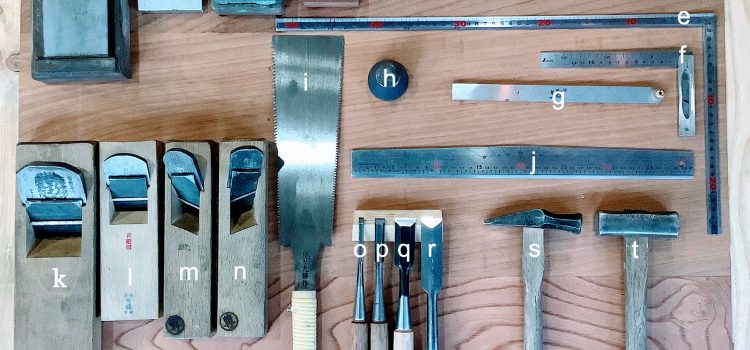 A set of Japanese hand tools【Carpenter set】